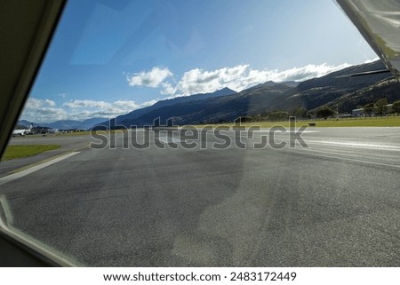 View from windown on the runway