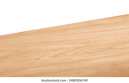 View of wood or wooden table top corner Isolated on white background - Powered by Shutterstock