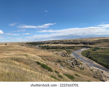 View Of Writing On Stone Provincial Park