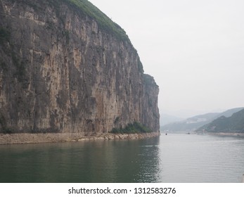 View Of Yangtze River, China At Wu Gorge