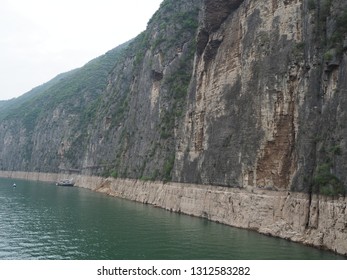 View Of Yangtze River, China At Wu Gorge