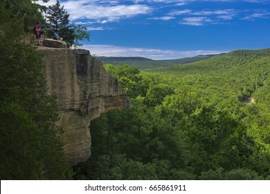 View Of Yellow Rock Overlook In Devils Den State Park