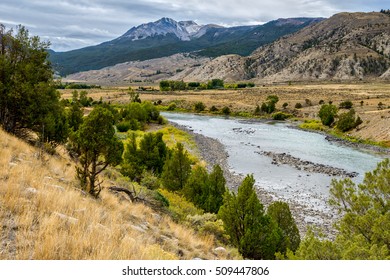 View Of The Yellowstone River In Montana