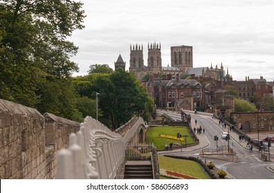 A view of York from the wall