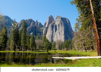 View Of Yosemite National Park. California, US