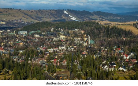 View Of Zakopane From The Wielka Krokiew Ski Jump