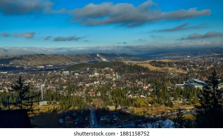 View Of Zakopane From The Wielka Krokiew Ski Jump