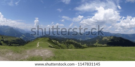 Similar – Foto Bild Spaziergang auf der Alm