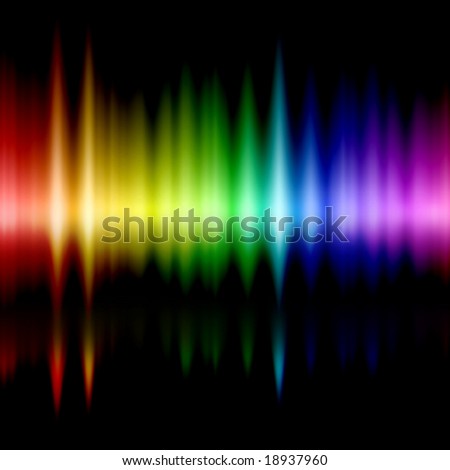 viewable colours frequencies