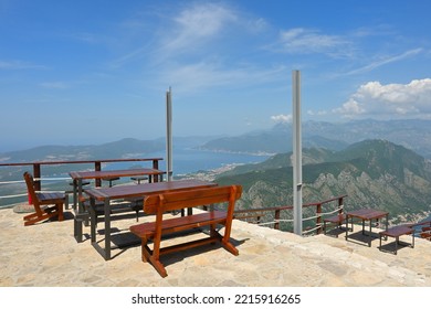 Viewing Platform On The Bay Of Kotor. Montenegro