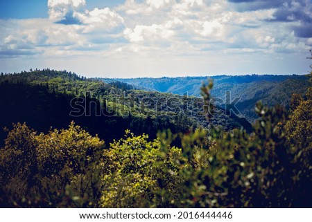 Viewpoint of the Foresthill Divide in CA
