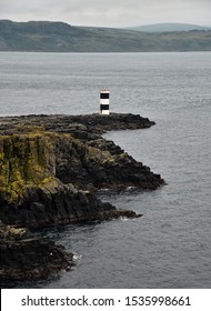 Viewpoint On The Rathlin Island With Lighthouse 