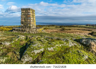 Viewpoint On Top Of Carrick Hill With Ayr In The Distance.