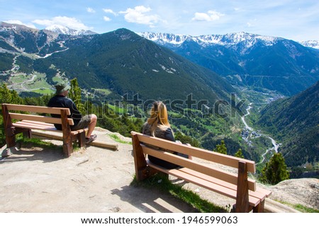 Viewpoint of the roc del quer, Canillo, Andorra