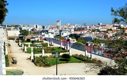 Viewpoint Of Saint Peter Of Alcantara, Lisbon, Portugal