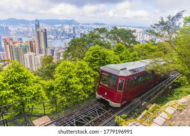 716 Hong Kong Victoria Peak Tram Images, Stock Photos & Vectors ...