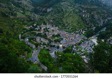 Viewpoint, Village Sainte Eminie, Lozère,  Occitanie, France