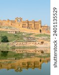 views of amber fort in jaipur, india