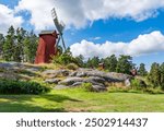 Views around the baltic Island of Mariehamn Aland