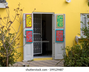 Views Around Otrobanda And Its Old Buildings Curacao Dutch Antilles Caribbean