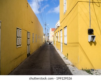 Views Around Otrobanda And Its Old Buildings Curacao Dutch Antilles Caribbean