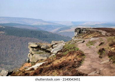 Views From Bamford Edge In The Dark Peak Of The Peak District, Derbyshire, UK