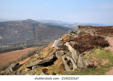 Views From Bamford Edge In The Dark Peak Of The Peak District, Derbyshire, UK