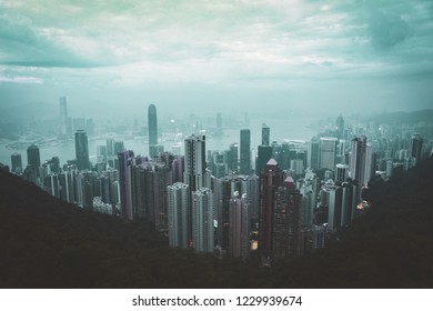 Views of the beautiful city of Hong Kong
