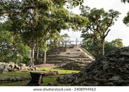 Views of Copan Ruins Park, an ancient mayan civilization in Honduras
