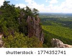 Views of Crowders Mountain Summit.