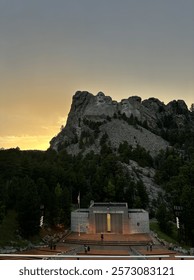 Views of Devils tower and mount rushmore