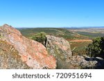 Views of the fields from the top of the mountain