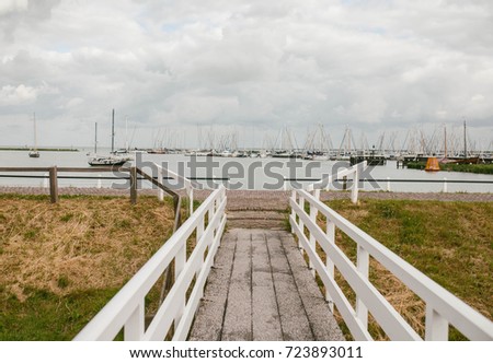 Views of the fishing pier. Nature