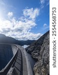 The views of Gordon dam over in the middle of Tasmania, the beautiful rock formations and dam wall is just amazing together