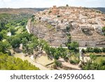 Views of Jorquera in Albacete. Spain.