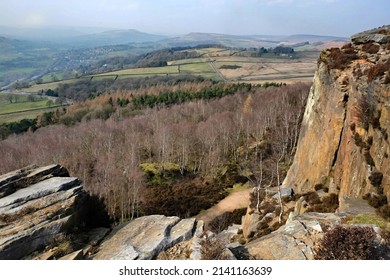 Views From Millstone Edge In The Dark Peak Of The Peak District, Derbyshire, UK