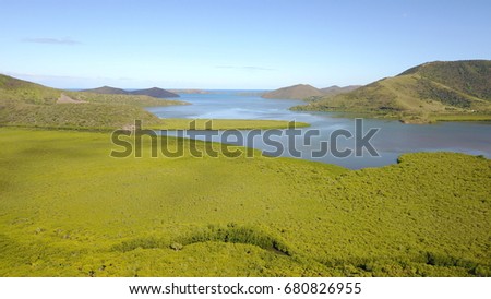 Views of new caledonia / River estuary / Port Laguerre