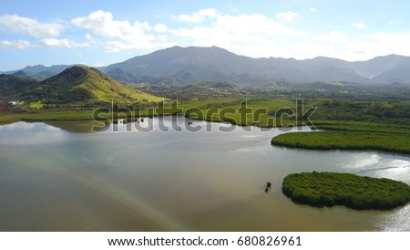 Views of new caledonia / River estuary / Port Laguerre