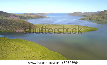 Views of new caledonia / River estuary / Port Laguerre