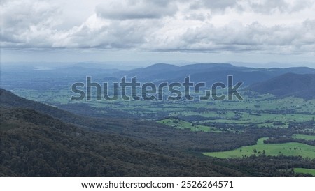 Views on the eastern side of Mt Stanley in Victoria