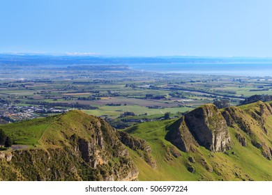  Views Over Hawkes Bay High Country From Te Mata Peak,  New Zealand