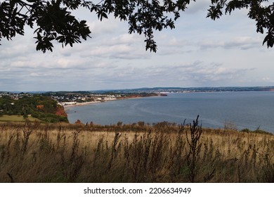 Views Over South West English Coast Line In Early Autumn