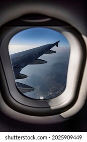 Views From A Plane Descending Into Jackson Hole Airport, WY.