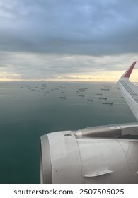 Views from the plane window