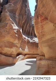 Views Of The Siq Of Petra, Wadi Musa, Jordan