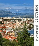 Views of Split from Marjan Hill, Croatia