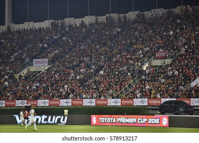 Views Of Suppachalasai Stadium During Toyota Premier Cup 2016 Between Muangthong United And Sanfrecce Hiroshima At Suppachalasai Stadium On February 4,2017 In Thailand.