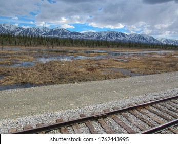 Views From The Talkeetna To Denali National Park Train Ride.