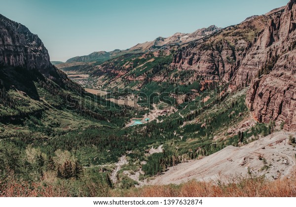 Views Telluride Valley Surrounding San Juan Stock Photo Edit Now