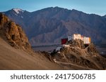 views of thikse monastery in leh ladakh, india